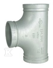 Trójnik rowkowany ocynk - DN80, 88,9mm - 5904204129343